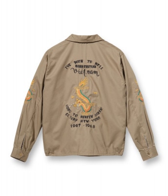 Lot No. TT15054-135 / Late 1960s Style Cotton Vietnam Jacket VIETNAM DRAGON (KHAKI)