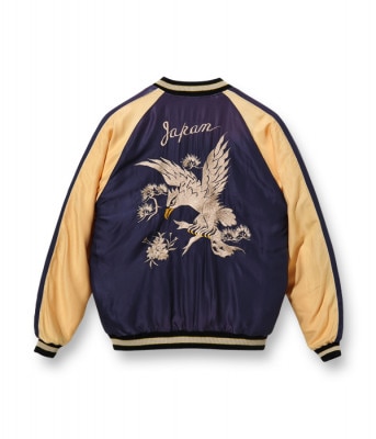 Lot No. TT15053-145 /Mid 1950s Style Acetate Souvenir Jacket TOKYO CLUB  WHITE EAGLE (AGING MODEL) (Reversible Side)