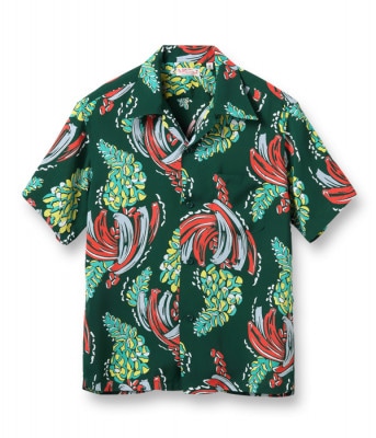 Lot No. SS38794 / RAYON HAWAIIAN SHIRT ��BANANA HARVEST��