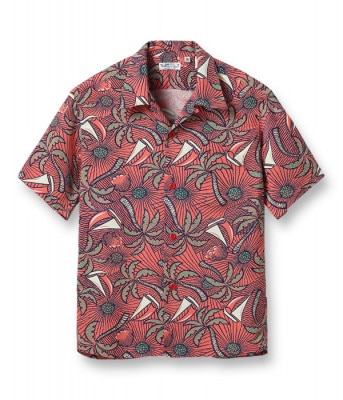 Lot No. SS38798 / RAYON HAWAIIAN SHIRT ��PALM BREEZING UP��