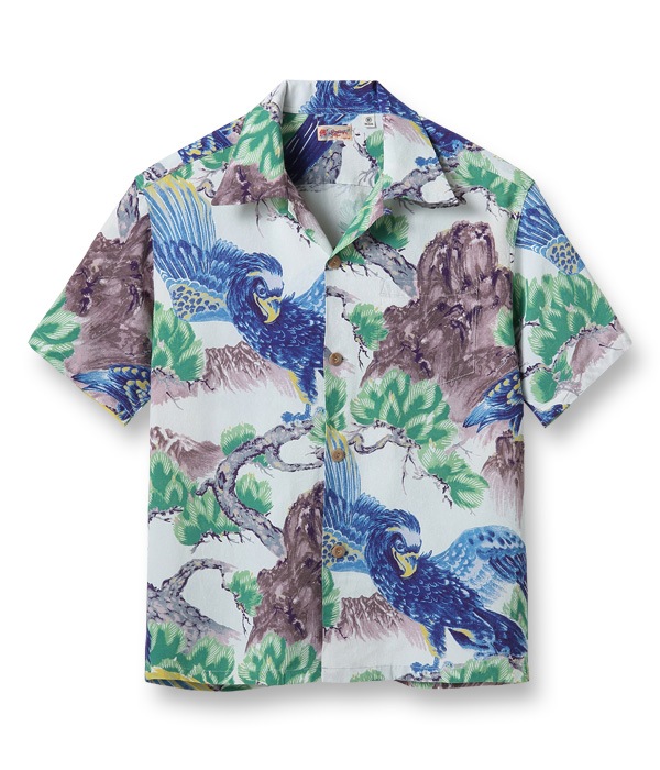Lot No. SS38807 / RAYON HAWAIIAN SHIRT ��ISLAND EAGLE��