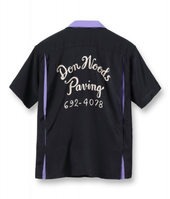 Lot No. SE38837 / RAYON BOWLING SHIRT ��DON WOODS PAVING��