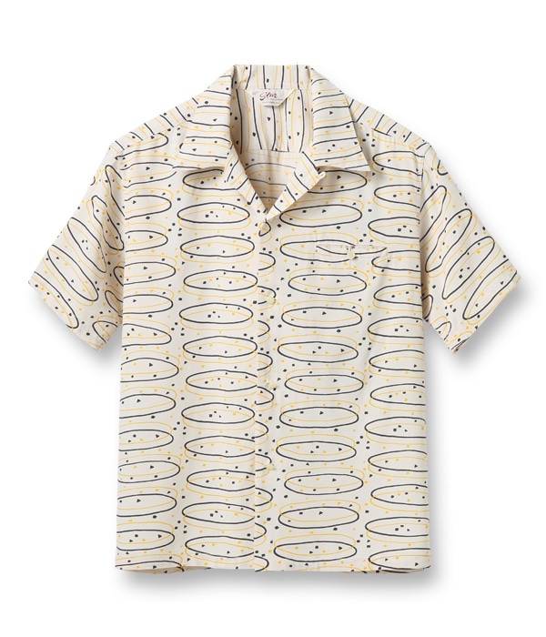 Lot No. SH38880 / HIGH DENSITY RAYON OPEN SHIRT HIGH-HAT