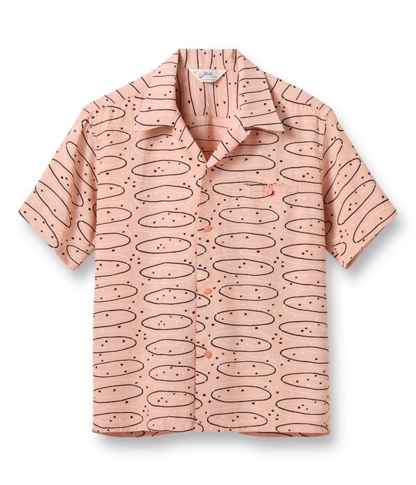 Lot No. SH38880 / HIGH DENSITY RAYON OPEN SHIRT ��HIGH-HAT��