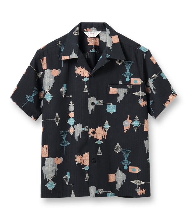 Lot No. SH38881 / DOBBY COTTON OPEN SHIRT ��ATOMIC��