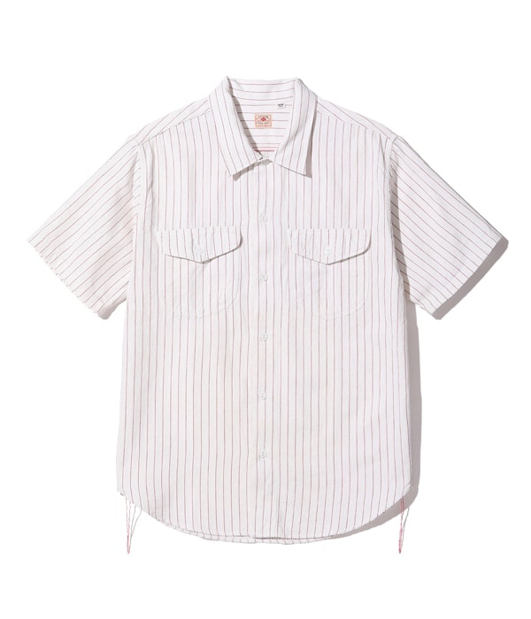 Lot No. SC38699 / COKE STRIPE WORK SHIRT (SHORT SLEEVE)