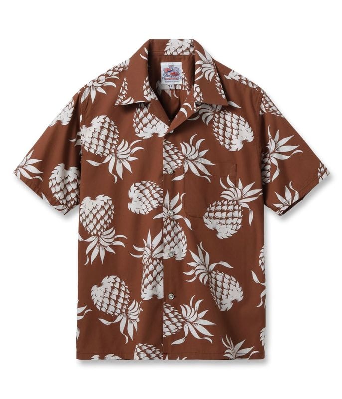 Lot No. DK37811 / DUKE KAHANAMOKU COTTON HAWAIIAN SHIRT ��DUKE'S PINEAPPLE��
