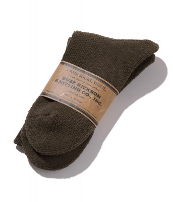 Lot No. BR02720 / 1PAIR SOCKS, WOOL ��BUZZ RICKSON KNITTING CO., INC. ��