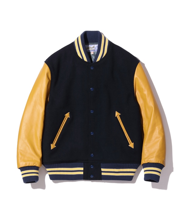 Lot No. WV15168 / 30oz. WOOL MELTON AWARD JACKET ��SOLID��