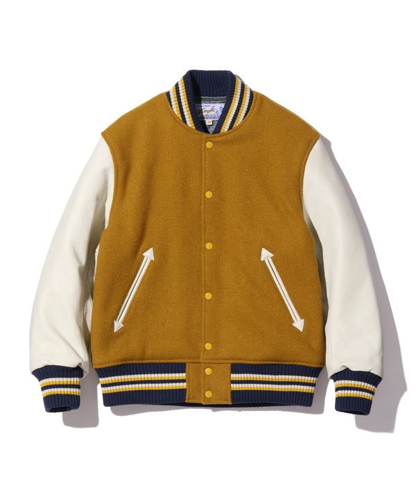 Lot No. WV15168 / 30oz. WOOL MELTON AWARD JACKET ��SOLID��