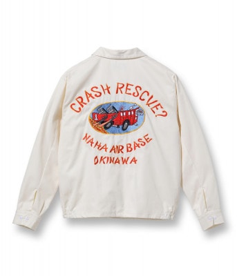 Lot No. TT15177 / Late 1950s Style Cotton Okinawa Jumper CRASH RESCUE ? NAHA AIRBASE OKINAWA