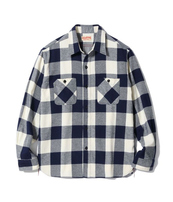Lot No. SC29557 / TWILL CHECK WORK SHIRT