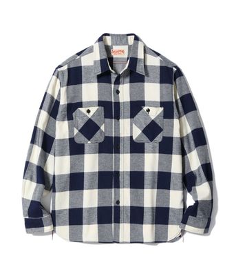 Lot No. SC29557 / TWILL CHECK WORK SHIRT