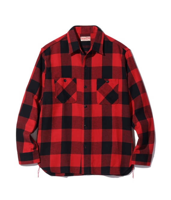 Lot No. SC29357 / TWILL CHECK WORK SHIRT