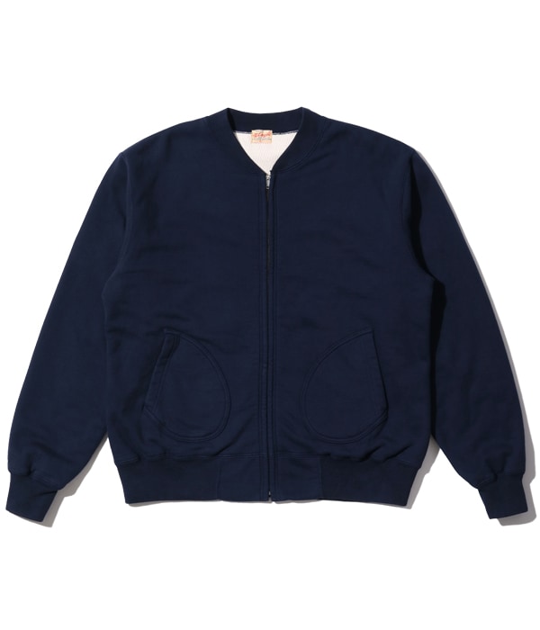 Lot No. WV69035 / SET-IN ZIP SWEAT SHIRT THERMAL LINING