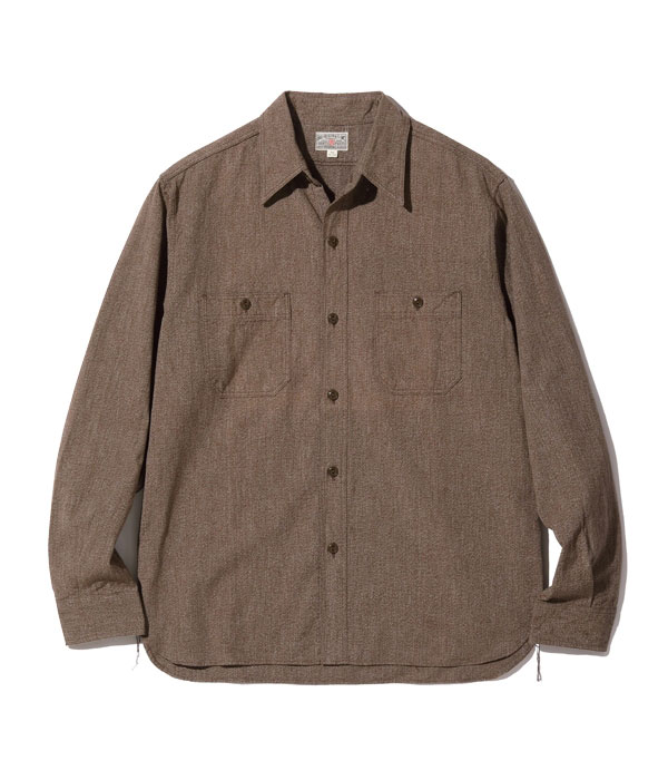 Lot No. BR26082 / COTTON COVERT WORK SHIRT