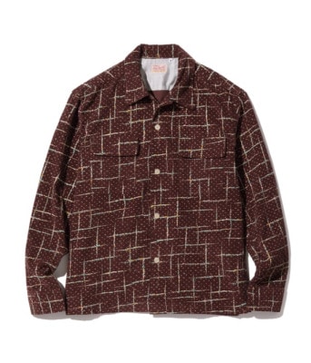 Lot No. SE28972 / Mid 1950s Style Corduroy Sports Shirt ��SPLASH��