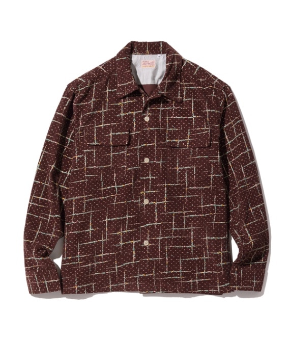Lot No. SE28972 / Mid 1950s Style Corduroy Sports Shirt ��SPLASH��