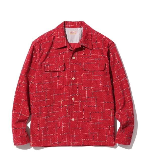 Lot No. SE28972 / Mid 1950s Style Corduroy Sports Shirt ��SPLASH��