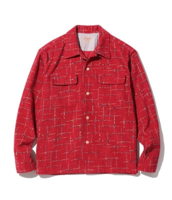 Lot No. SE28972 / Mid 1950s Style Corduroy Sports Shirt ��SPLASH��