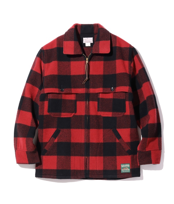 Lot No. AS15215 / ALASKA SLEEPING BAG BUFFALO PLAID "STAG JACKET"