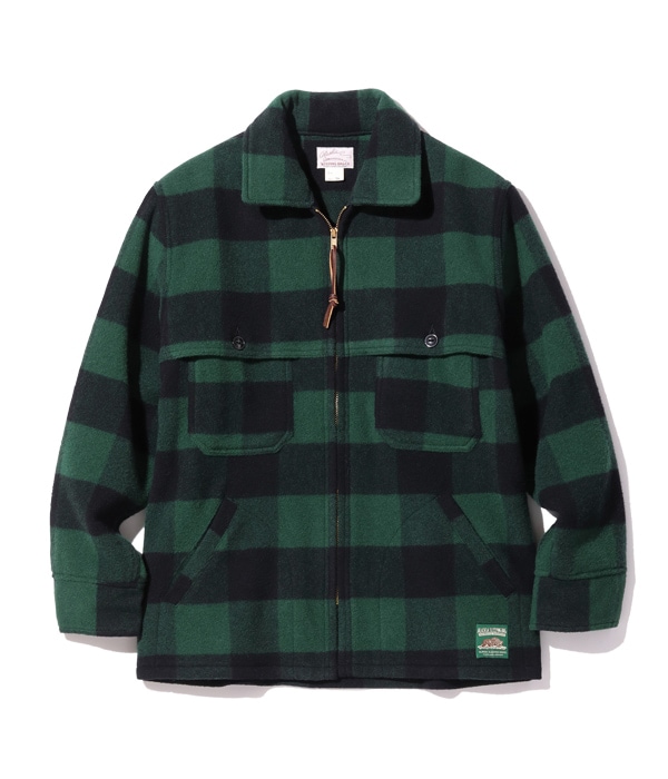 Lot No. AS15215 / ALASKA SLEEPING BAG BUFFALO PLAID "STAG JACKET"
