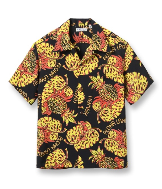 Lot No. SS39015 / RAYON HAWAIIAN SHIRT THE PINEAPPLE ISLANDS