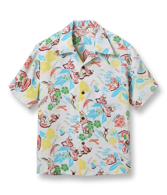Lot No. SS39026 / RAYON HAWAIIAN SHIRT SYMBOL OF THE ISLANDS