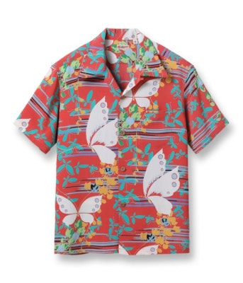 Lot No. SS39027 / RAYON HAWAIIAN SHIRT FLUTTERING BEAUTY