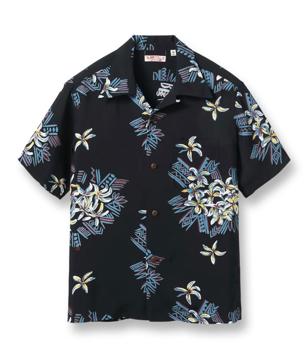Lot No. SS39011 / RAYON HAWAIIAN SHIRT FAMILIAR FLOWER