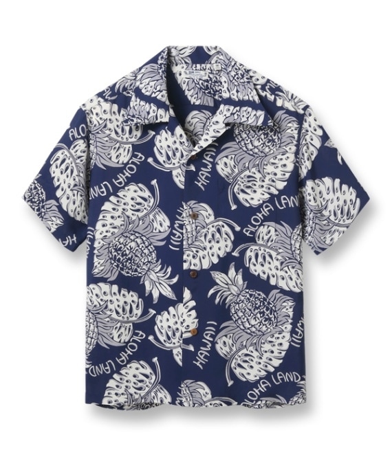 Lot No. SS39015 / RAYON HAWAIIAN SHIRT THE PINEAPPLE ISLANDS