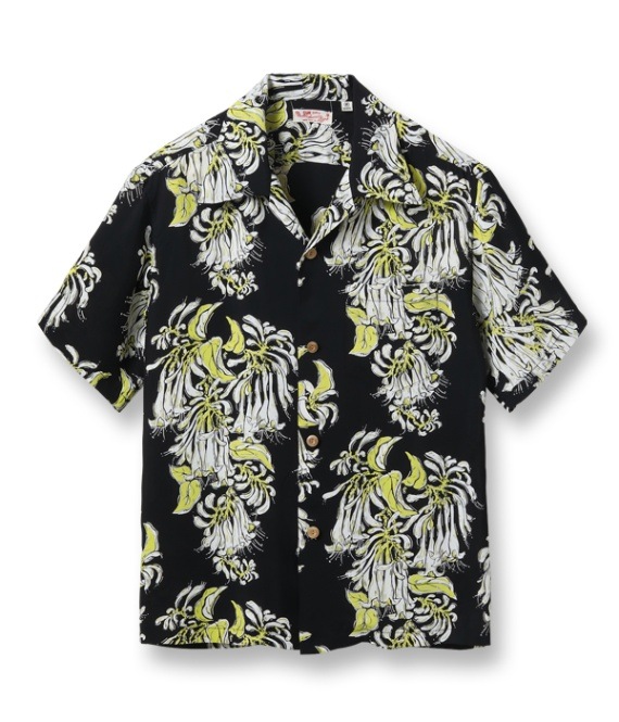 Lot No. SS39021 / RAYON HAWAIIAN SHIRT ��TRUMPET VINE��