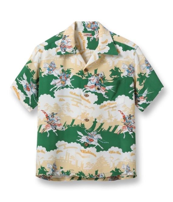 Lot No. SS39023 / RAYON HAWAIIAN SHIRT ��THE SENGOKU PERIOD��