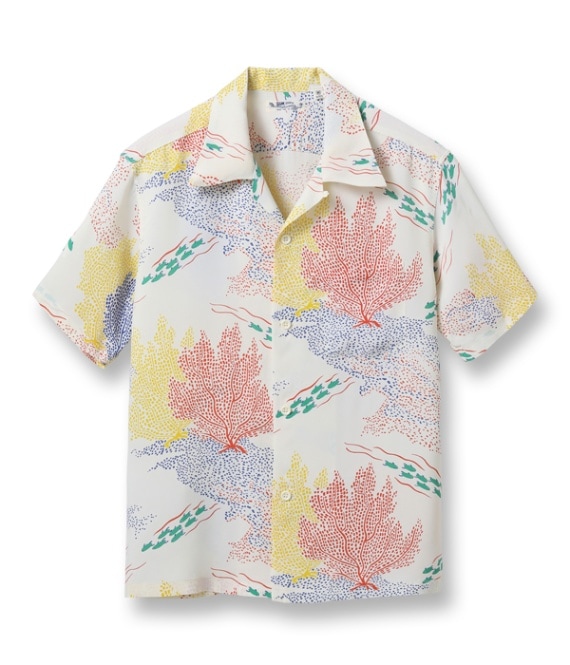 Lot No. SS39025 / RAYON HAWAIIAN SHIRT SEAFAN