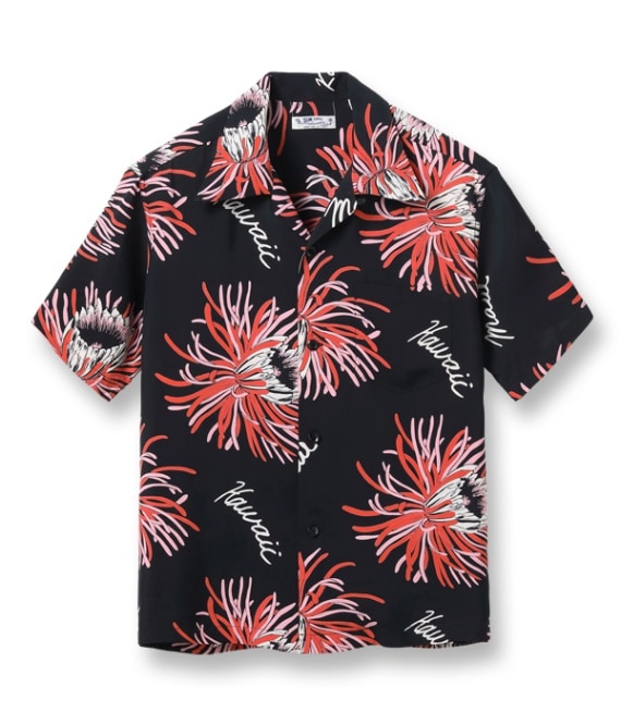 Lot No. SS39028 / RAYON HAWAIIAN SHIRT ��ISLAND BLOOM��