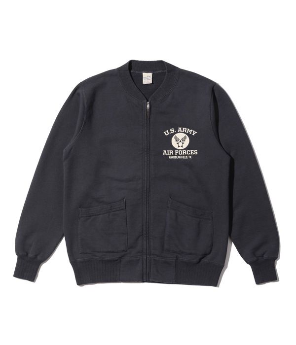 Lot No. BR65601 / SET-IN ZIP SWEAT SHIRT ��U.S. ARMY AIR FORCES��