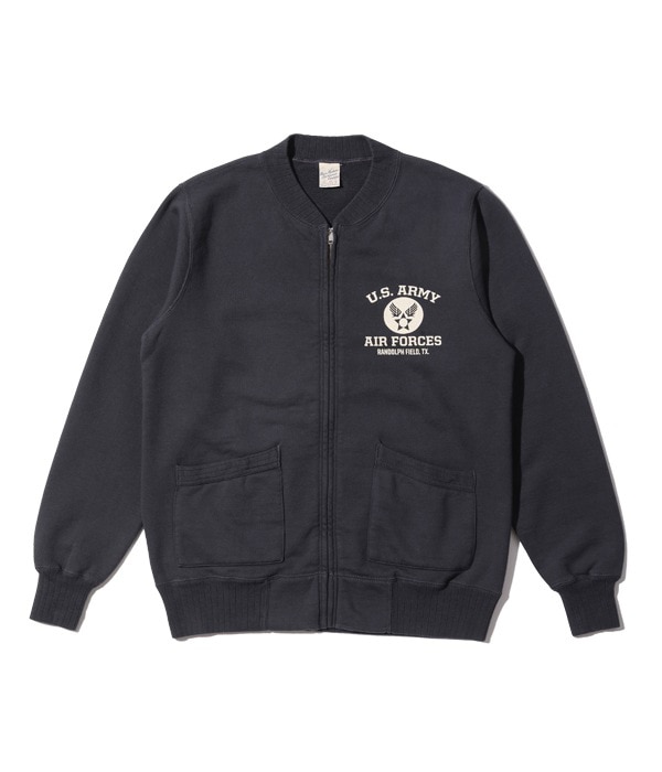 Lot No. BR65601 / SET-IN ZIP SWEAT SHIRT ��U.S. ARMY AIR FORCES��