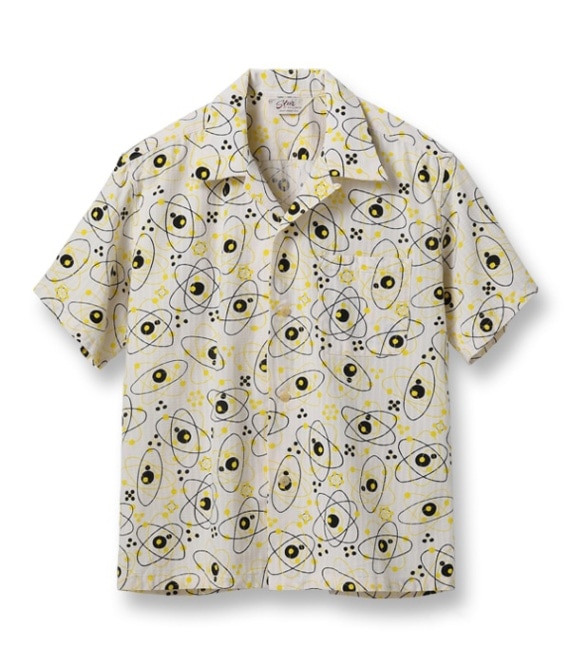 Lot No. SH39086 / DOBBY COTTON OPEN SHIRT ATOMIC