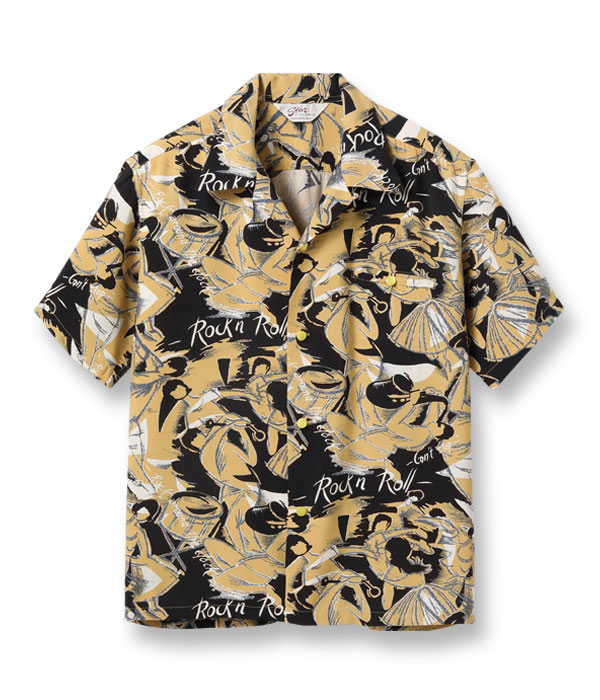 N.HOLLYWOODシャツジャケット Lot No. SH39090 / HIGH DENSITY RAYON OPEN SHIRT “ROCK 'N