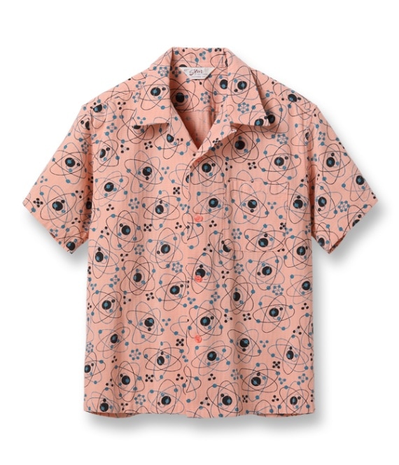 Lot No. SH39086 / DOBBY COTTON OPEN SHIRT ��ATOMIC��