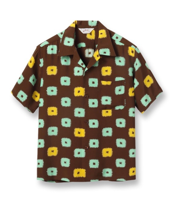 Lot No. SH39091 / HIGH DENSITY RAYON OPEN SHIRT ��SQUARE��