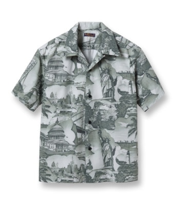 Lot No. SS39095 / COTTON TYPEWRITER OPEN SHIRT “BEST VIEW OF NEW 