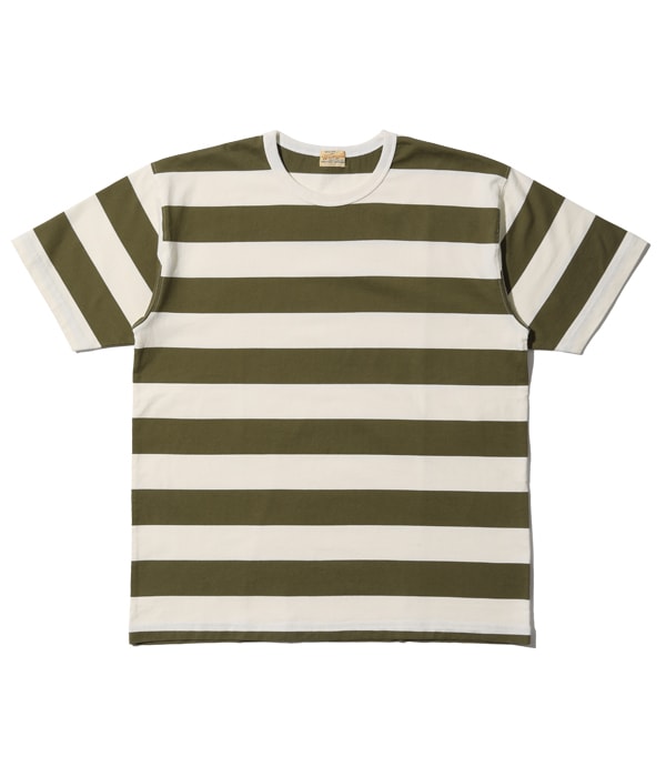 Lot No. WV79146 / WHITESVILLE 30/2 BORDER T-SHIRT (SHORT SLEEVE)