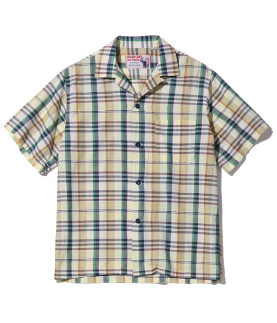 Lot No. SC39123 / INDIA MADRAS CHECK OPEN SHIRT