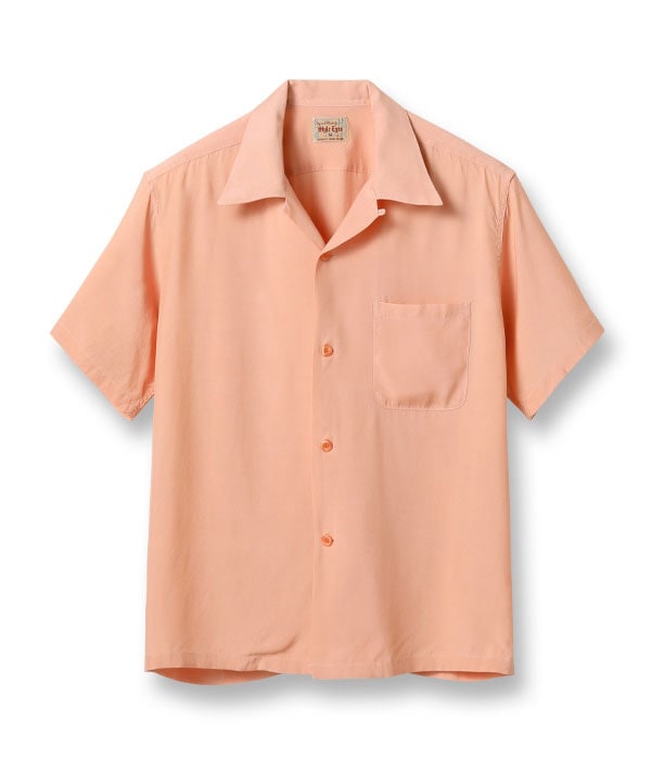 Lot No. SE39055 / RAYON BOWLING SHIRT “PLAIN” - STYLE EYES