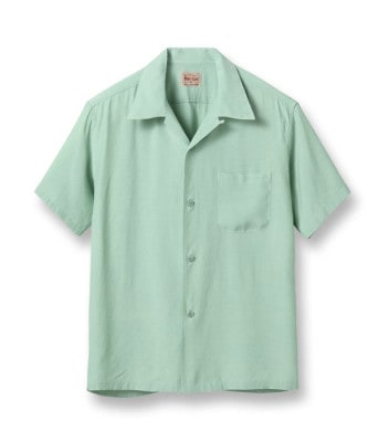Lot No. SE39055 / RAYON BOWLING SHIRT ��PLAIN��