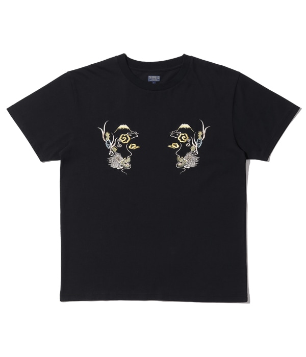 Lot No. TT79215 / SUKA T-SHIRT EMBROIDERED JAPAN MAP