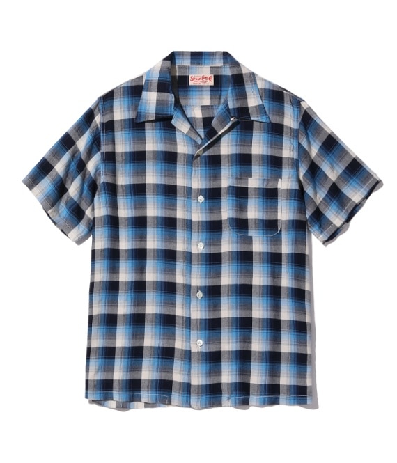 Lot No. SC39121 / RAYON CHECK OPEN SHIRT