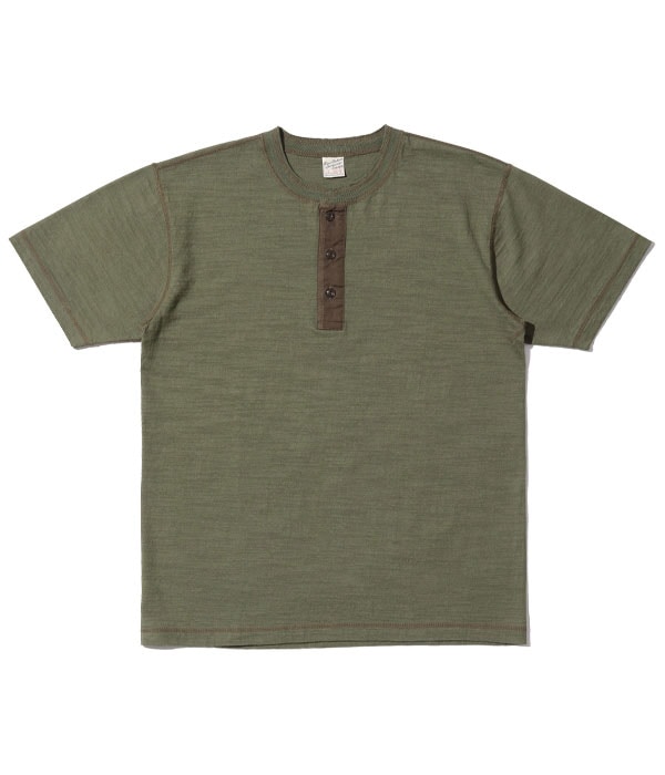 Lot No. BR79192 / BUZZ RICKSON'S SLUB YARN HENLEY NECK T-SHIRT