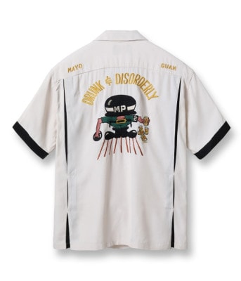 Lot No. TT39104 / SUKA BOWLING SHIRT DRUNK & DISORDERLY
